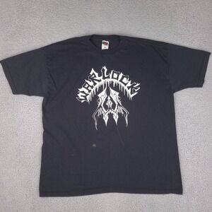 Warlock T-Shirt Mens XXL Black The Nations‎ #1 Fear Factor Short Sleeve